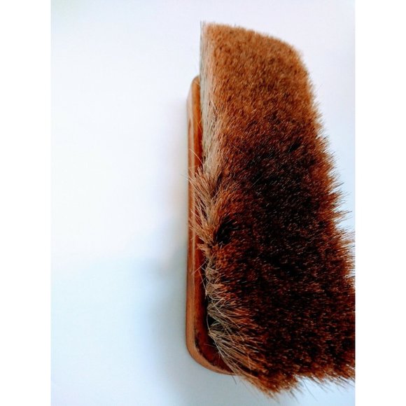 Vintage Sterilized Horse Hair SHOE SHINE BRUSH Unbranded 2 - Picture 9 of 12